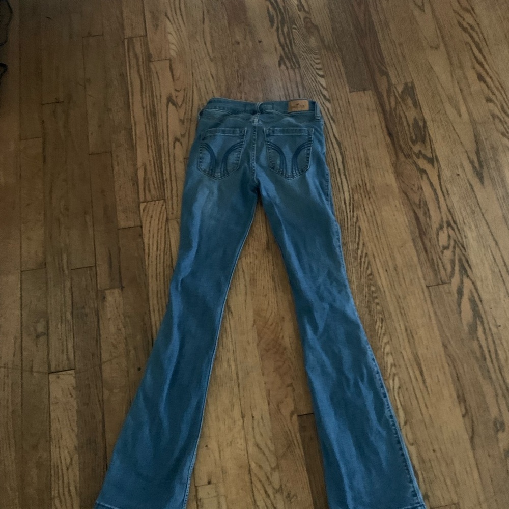 Hollister Blue Low Rise Boot Jeans